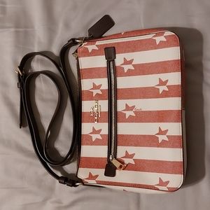 COACH stars & stripes crossbody bag